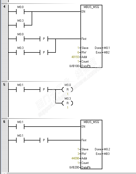 s7-200smartst40plc与汇川md310变频器modbus-rtu通讯