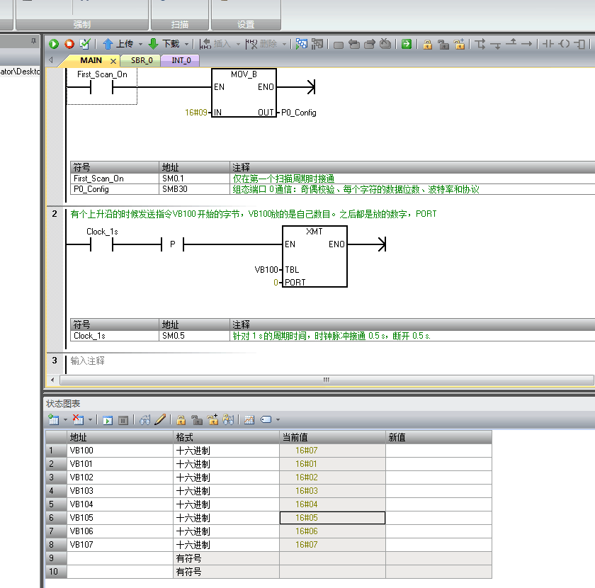 200SMART中发送的数字和串口调试助手接受到的数字不同