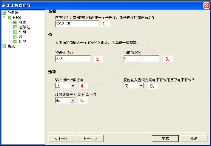 SAMRT200输出AB相脉冲输出的问题