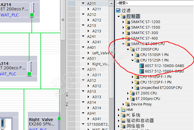 博图V13 SP1硬件组态里没有1500的1512SP-1N