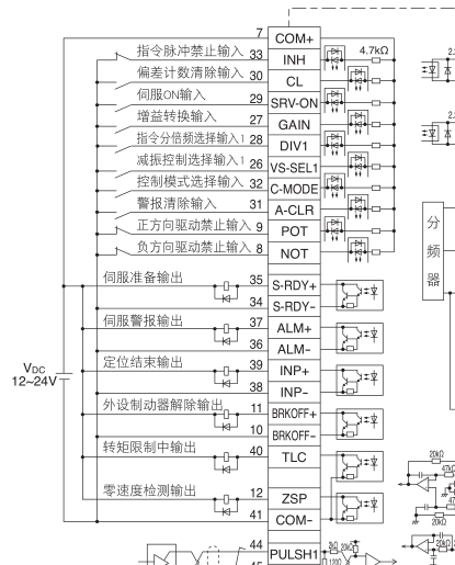 200smart 控制松下或台达伺服接线方式