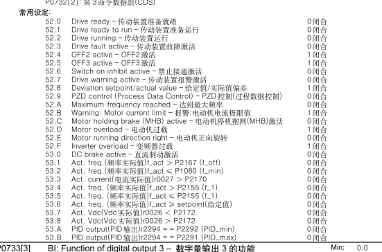 关于mm440输出继电器的设置