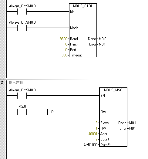 smarts7-200与安川V1000走485RTU通迅，能联上但很快报CE故障