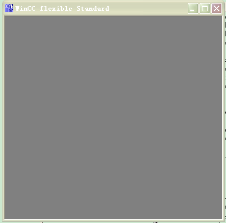 Wincc flexible Standard 2008双击图标打开后显示黑窗口