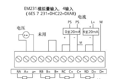 西门子PLCS7-200连接EM231模拟量输入模块显示模块错误