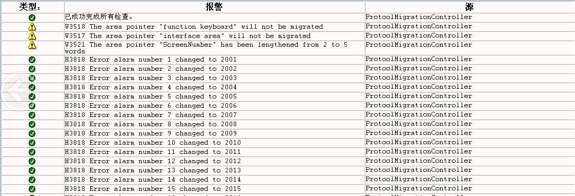 protool编写的触摸屏转Winccflexible问题