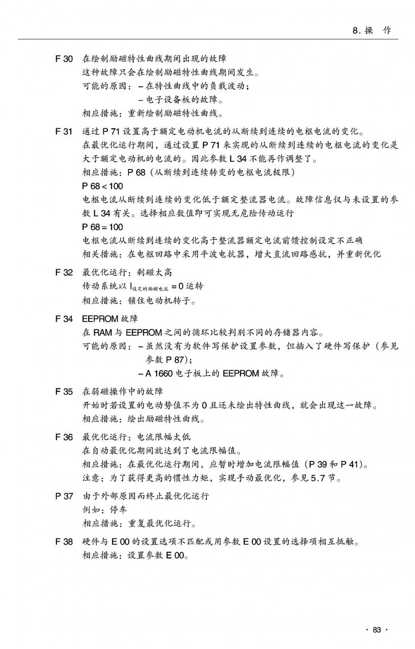 请问哪位有6RA23的中文故障信息表