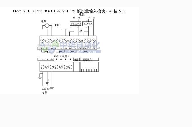 请问6ES7 231-0HC22-0XA8 模块能接其他传感器吗？