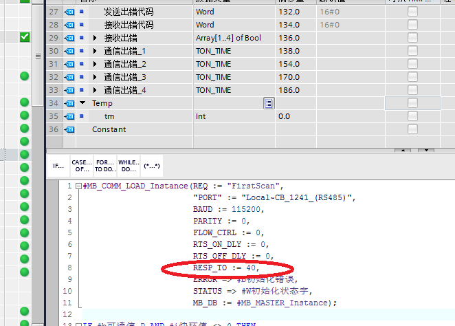 modbus rtu的通信超时有两处可设置