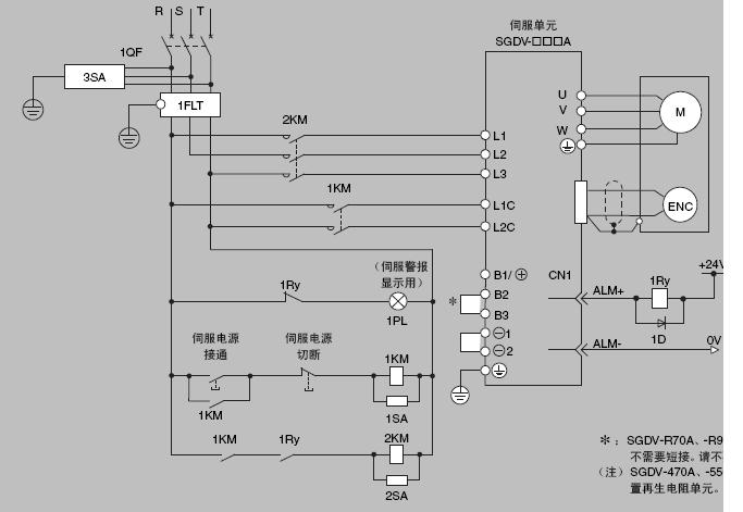 伺服单元的接线设计