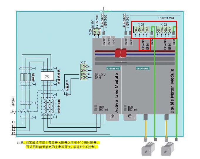 电机模块的接线问题