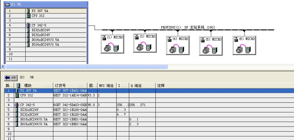 用CP342-5和五台MM420 DP通讯