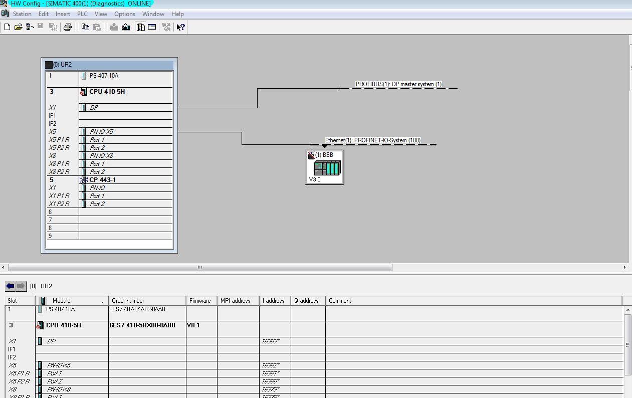 CPU410-5H与S7-300+CP343-1 Profinet 通讯