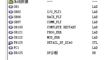 FB125诊断从站故障的问题