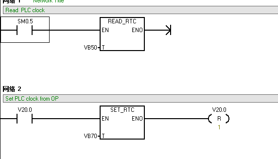 PLC 时间设置问题