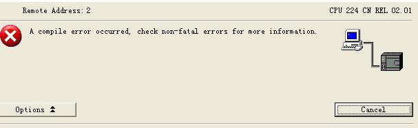 CPU224CN下载异常