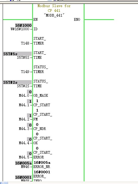 412-3H CP441-2通讯问题