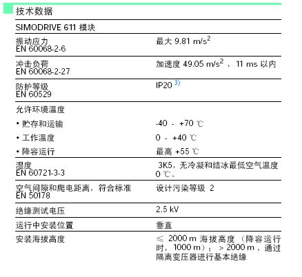 请告诉我西门子840D驱动系统驱动模块现场工作技术条件