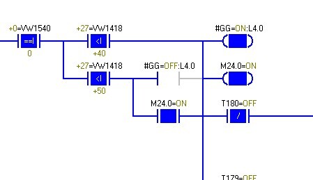 S7-200局部位变量，触点不吸合