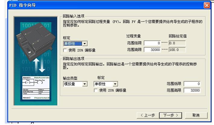 200PLC的PID向导接口数据类型