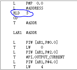 关于RLD指令