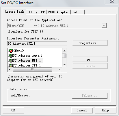 Win7 64位旗舰版   Step7 Micro/Win 4.0 SP9   设置PG/PC接口 问题！急！