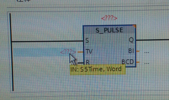 TIA Portal v11 博图中 定时器s_pulse 的TV端的数据类型 s5TIME  可以修改吗?
