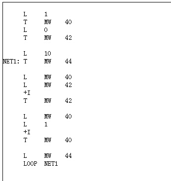 为什么300循环的转跳标签不能这样？