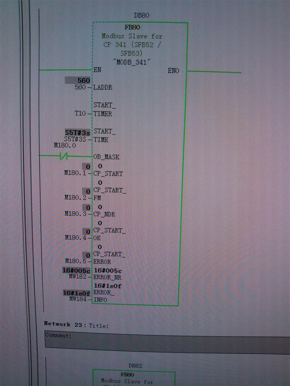 MODBUS CP341 模拟量与DCS的通讯问题