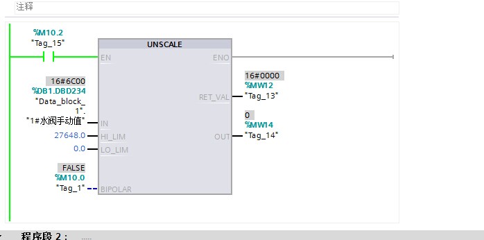 TIA V12如何建实数转位整数