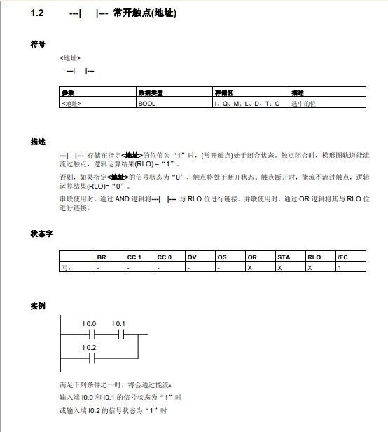 西门子官方梯形图说明书的一点困惑