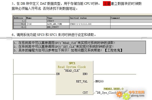 S7300 设置时间疑问