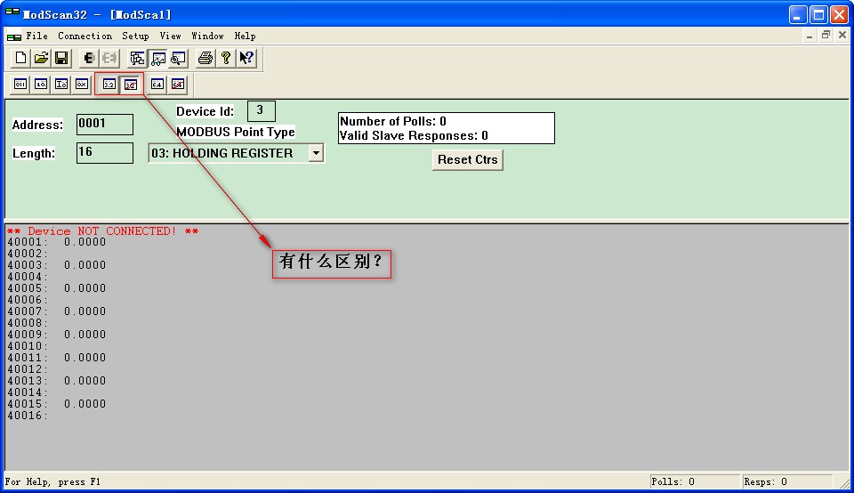 关于modscan32 的