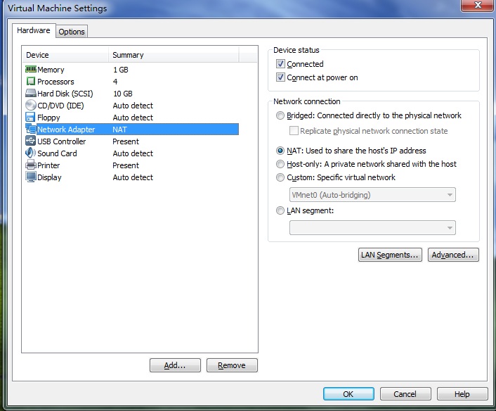 虚拟机（VM）中如何连接PC ADAPTER，在线PLC ??