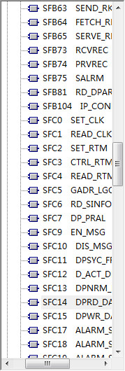 怎么调用SFC14和SFC15