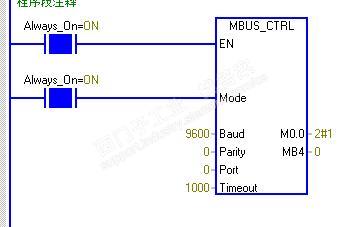 S7-200SMART 调用自带的MBUS-MSG指令时  错误代码显示102