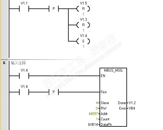 西门子200SMART MODBUS RTU多站轮询问题