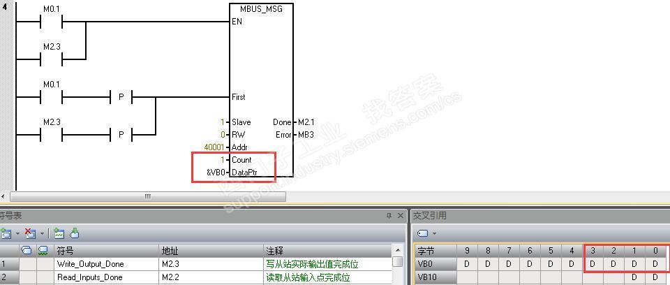 S7 200 SMRAT MODBUS通讯数据长度问题