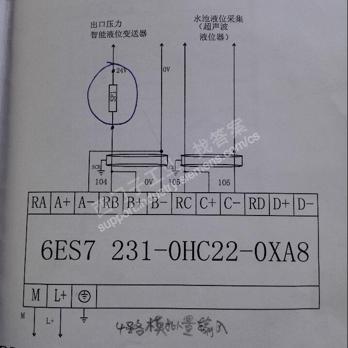 6ES7 231-0HC22-0XA8接线