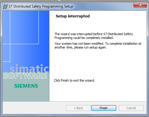 关于S7 Distributed Safety Programming V5.4+sp5安装在Win7 64位旗舰版系统问题