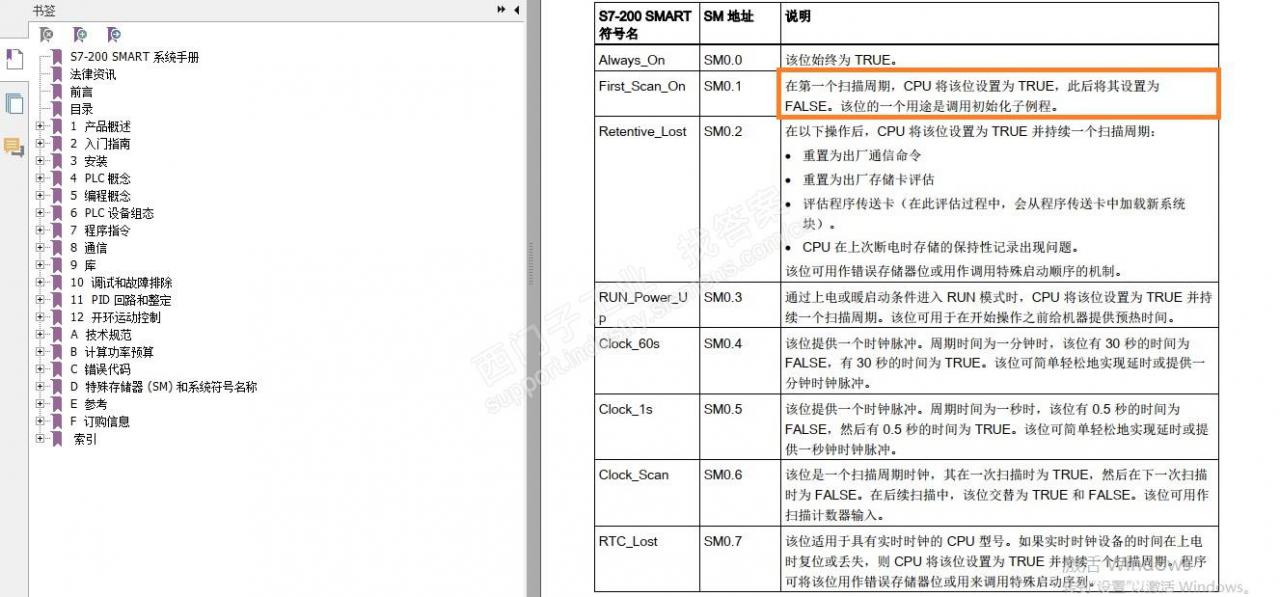 SM0.1接通问题