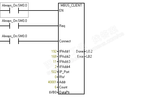 modbus-tcp指令中从站ID填哪里呢？