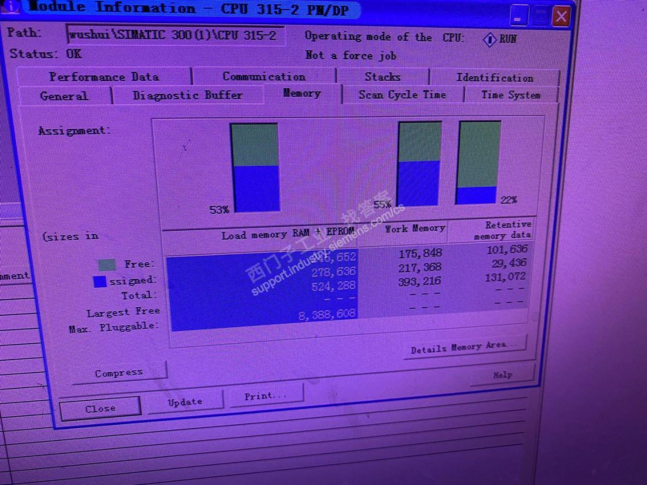 西门子S7-300能最多多少个CPU?