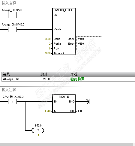 200smart modbus rtu 通讯时为什么完成标志位会一直置“1”