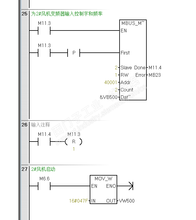 s7-200 smart 和ACS510通过modbus通讯，不能启动电机