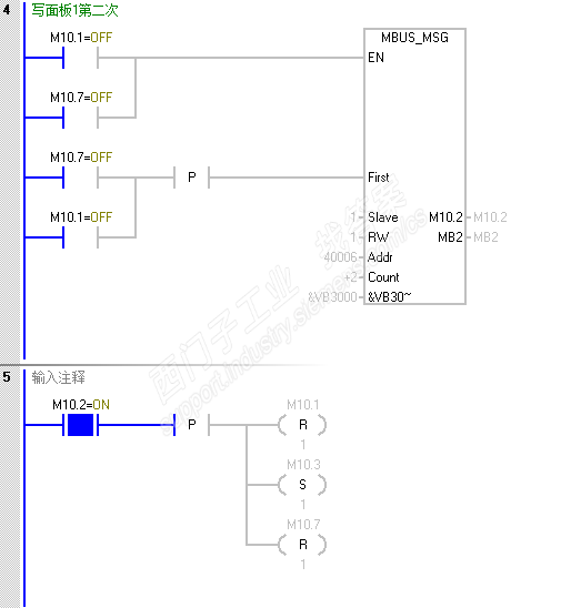 200 smart modbus轮询程序