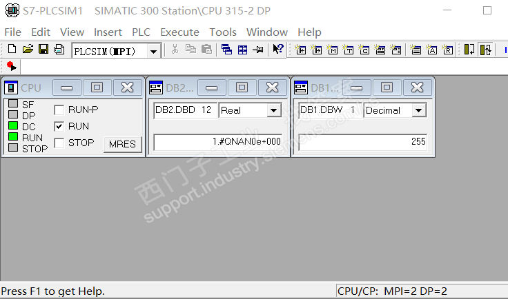 plc300中的plcsim的一些疑问