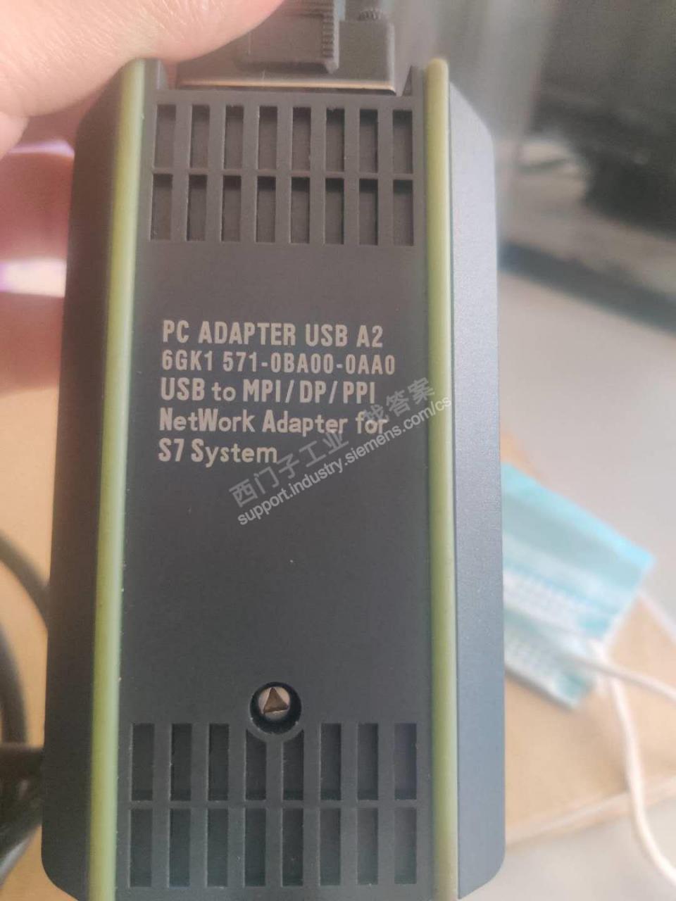 求解决PC adapter usb 连接S7-300问题