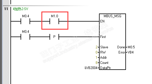 S7 200 SMART modbus 轮询的问题