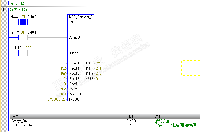 200smart的MODBUS TCP问题